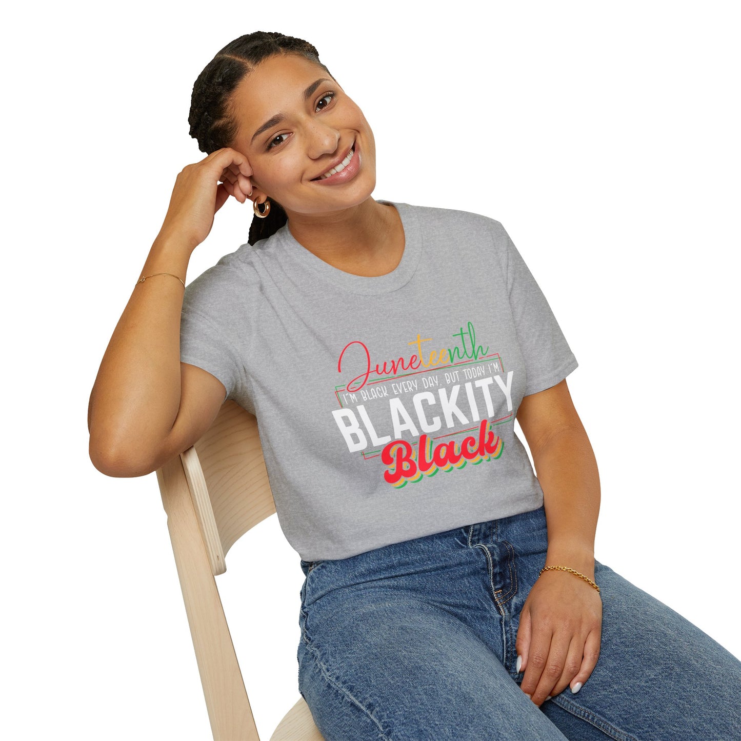 Juneteenth "Blackity Black" T-Shirt | Celebration Tee for Black Pride.