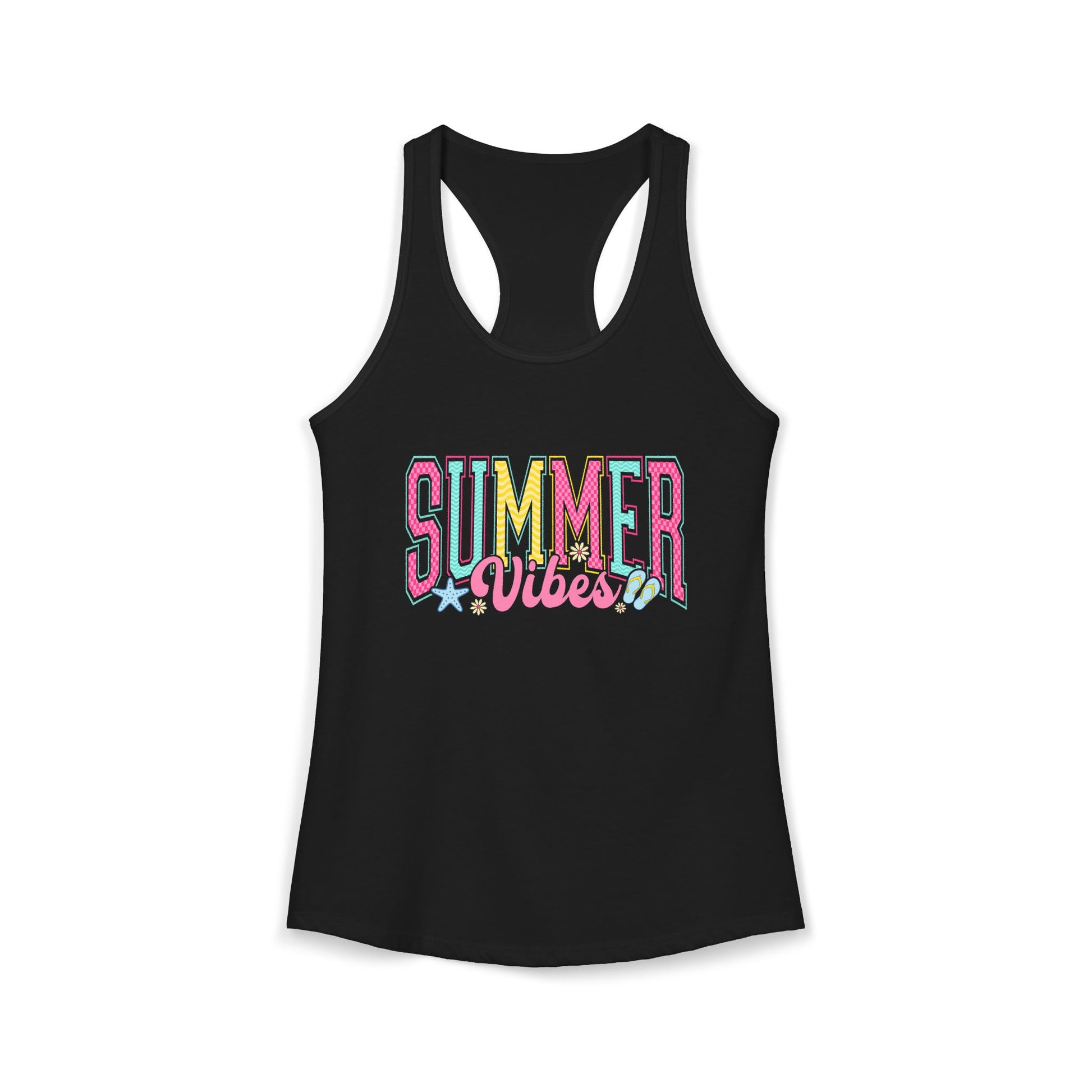 Summer Vibes Racerback Tank | Women's Beachy Casual Activewear.