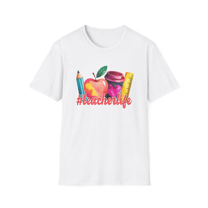 Teacher wearing a professional shirt, representing education and formal attire for classroom settings