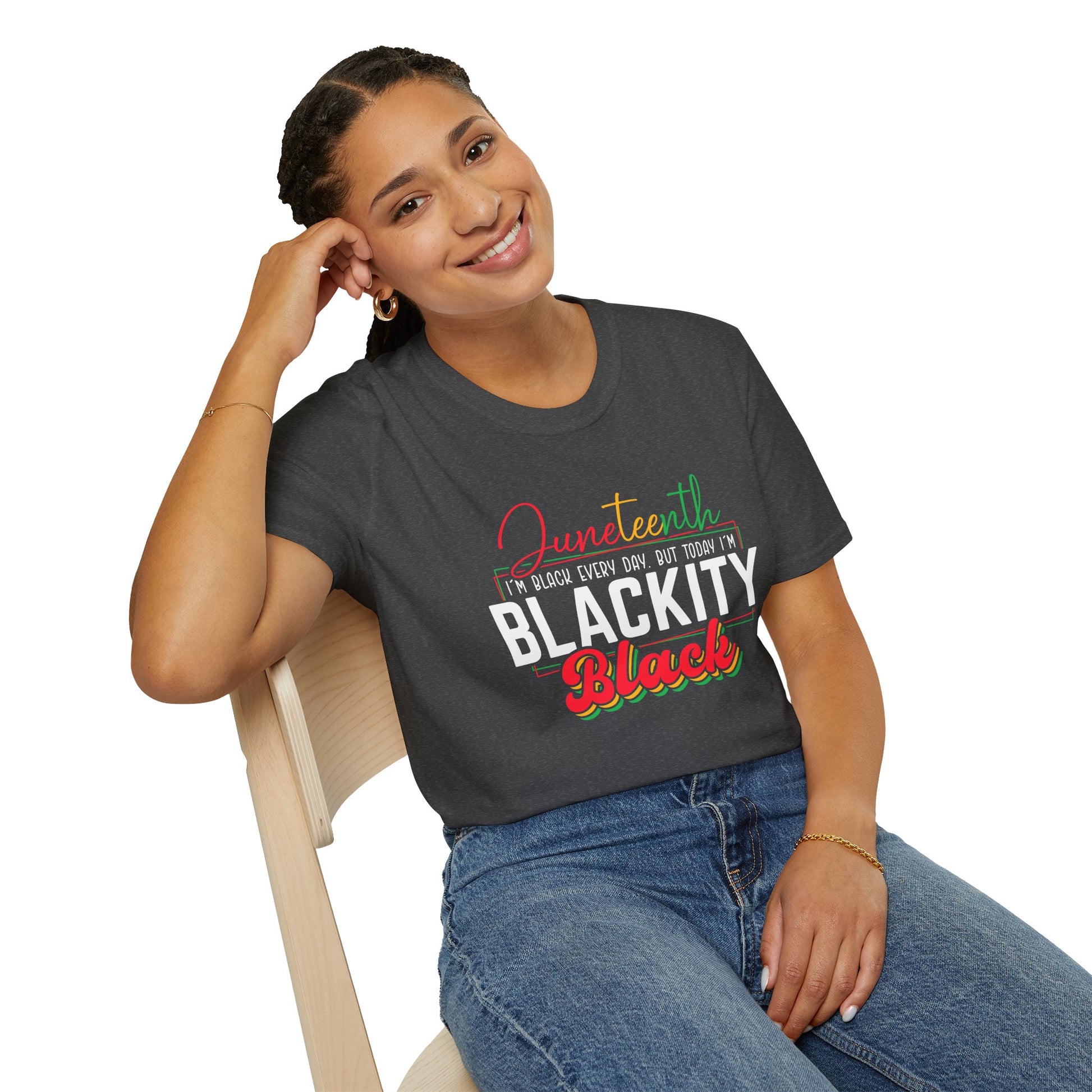 Juneteenth "Blackity Black" T-Shirt | Celebration Tee for Black Pride.