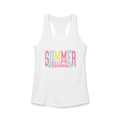 Summer Vibes Racerback Tank | Women's Beachy Casual Activewear.