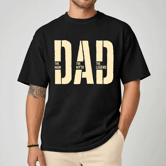 “Fathers Day SVG PNG, Dad The Man The Myth The Legend Shirt Design, Cricut Sublimation File, Digital Download