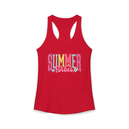 Summer Vibes Racerback Tank | Women's Beachy Casual Activewear.