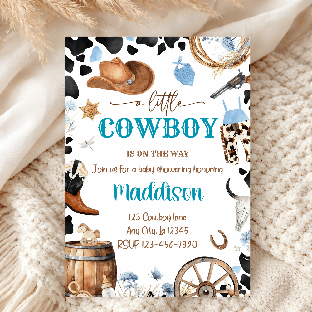 Western Rodeo Theme Invite