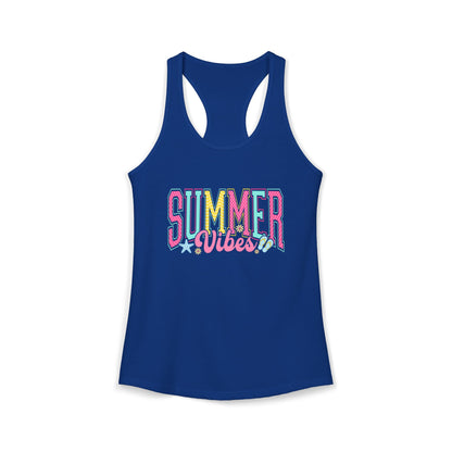Summer Vibes Racerback Tank | Women's Beachy Casual Activewear.