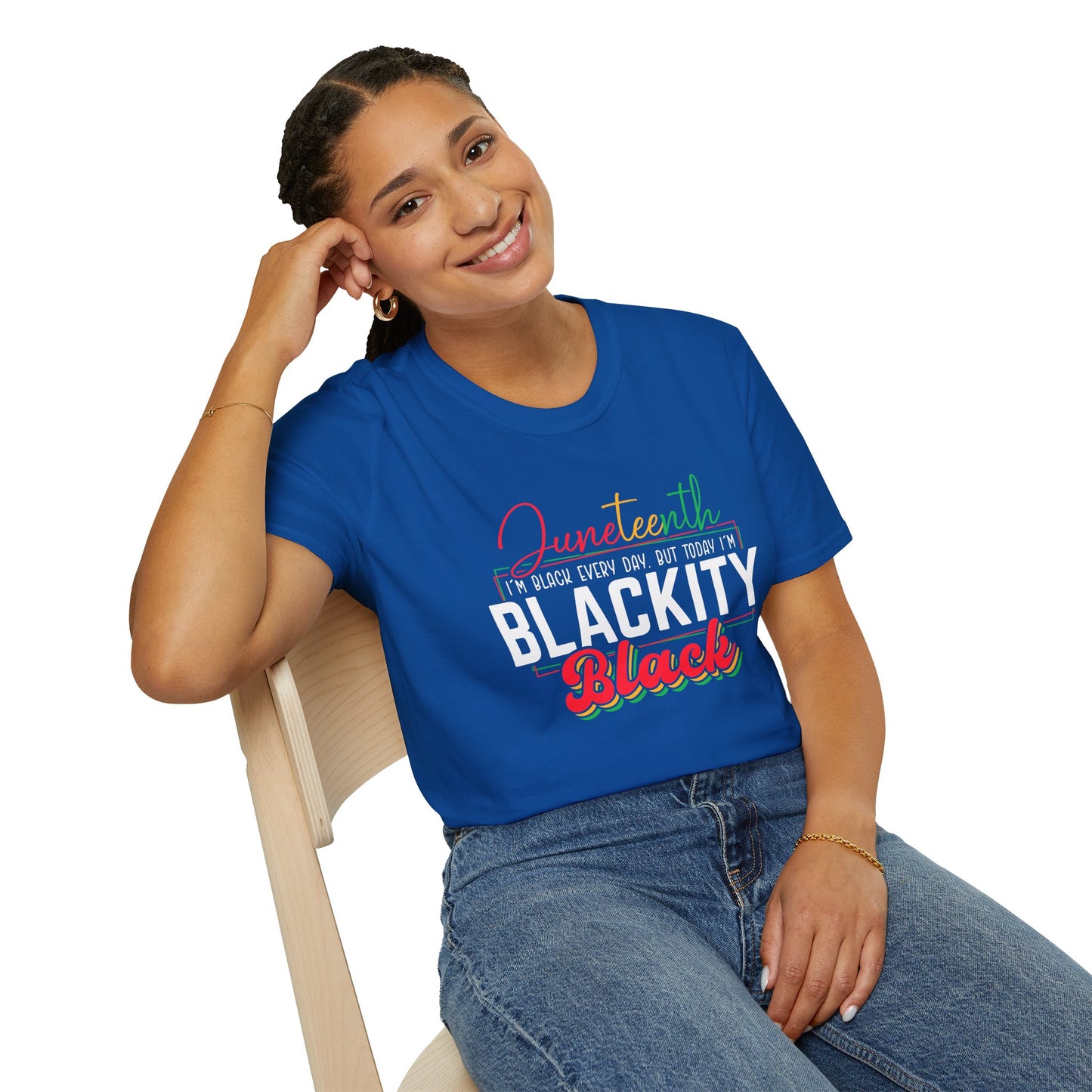 Juneteenth "Blackity Black" T-Shirt | Celebration Tee for Black Pride.