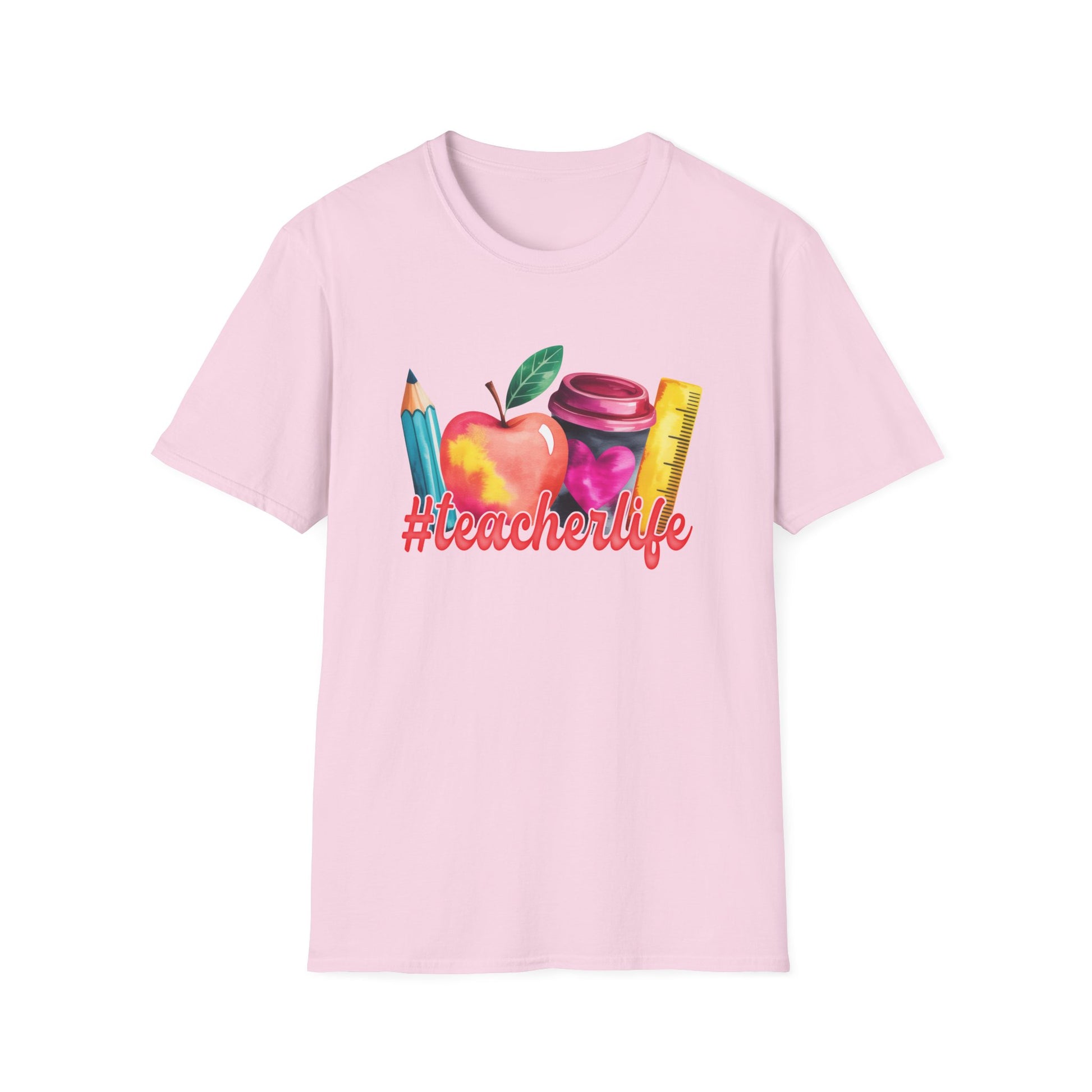 Teacher wearing a professional shirt, representing education and formal attire for classroom settings