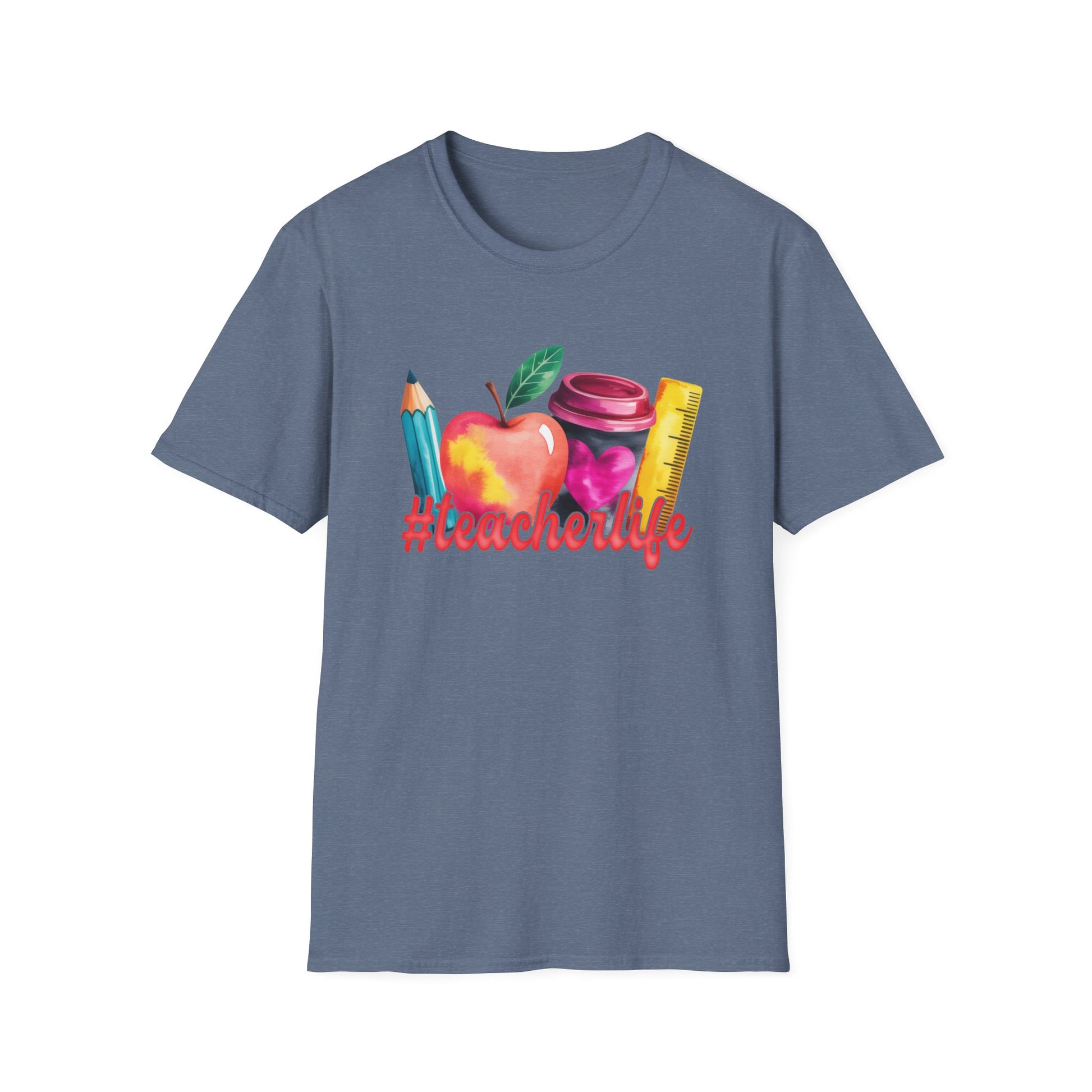 Teacher wearing a professional shirt, representing education and formal attire for classroom settings